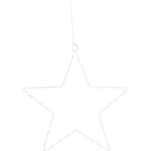 Sirius Liva Stjerne 40L, hvid, batteridrevet