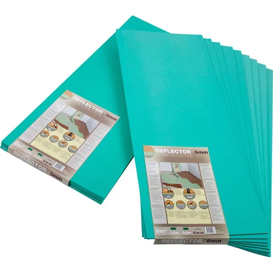 Heatcom Reflektorplade 6 mm 500x1200 mm 10 stk
