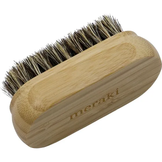 Meraki Nail Brush - Nature, bambus med hestehår