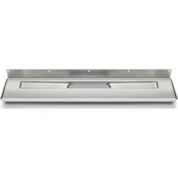 Unidrain 1200 mm bagvæg afløbsarmatur, 1,5 mm rustfri stål