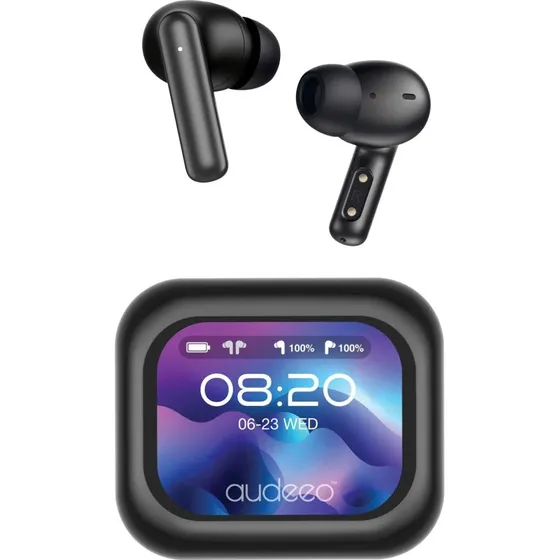 Audeeo In-Ear TWS ANC ENC Screen Prism Svart