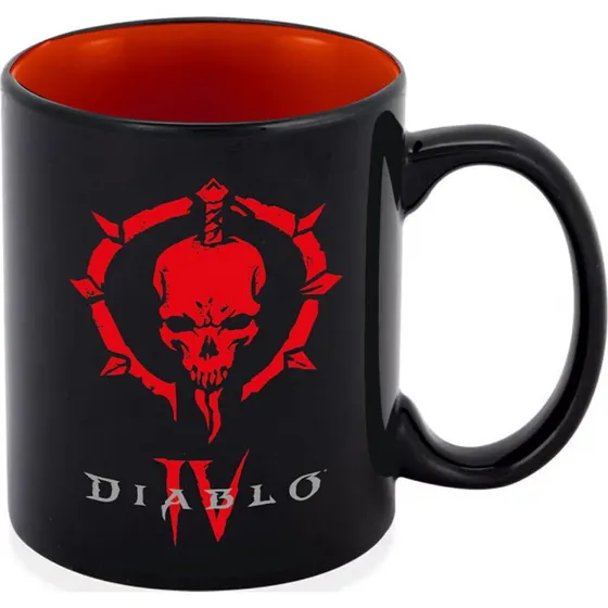 Blizzard - Mug Diablo IV: Necromancer Sigil, Keramik, Rød-på-sort