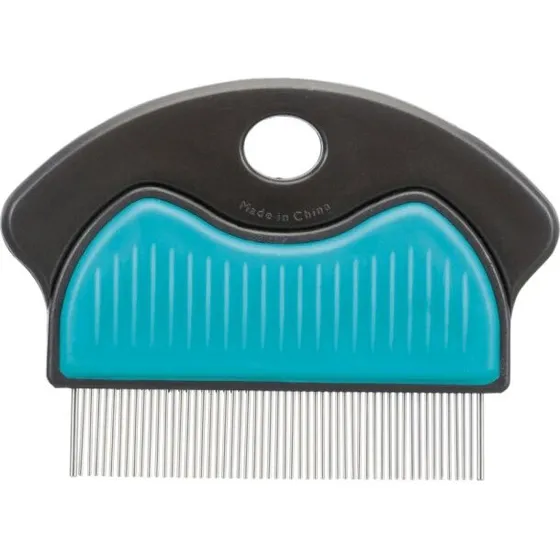 Trixie Loppe- og støvkam 7 cm – Sort