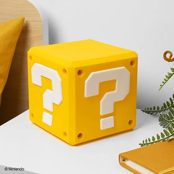 Paladone Super Mario Question Block SquishyGlo Light 13 cm