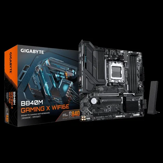GIGABYTE B840M GAMING X WiFi 6E micro ATX AM5 DDR5