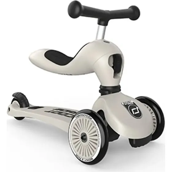 Highwaykick 1 Ash – 2-i-1 Løbecykel & Løbehjul