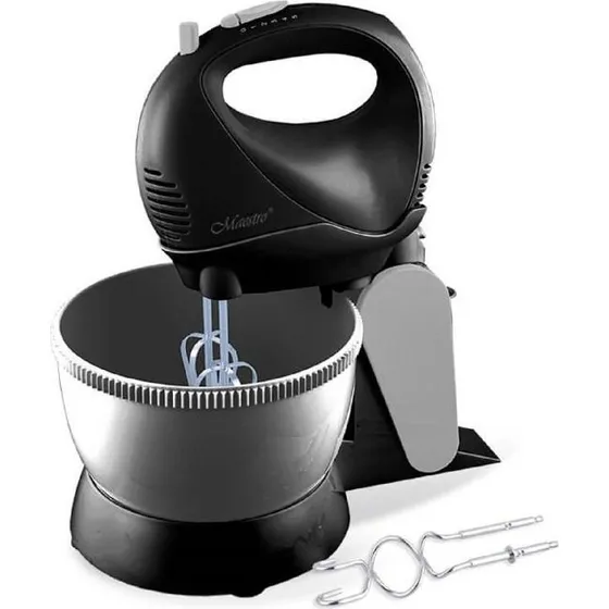 Maestro MR-550 Standmixer 600 W med roterende skål, sort
