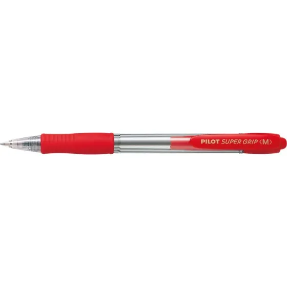 Pilot Super Grip Kuglepen M 1,0 mm Rød
