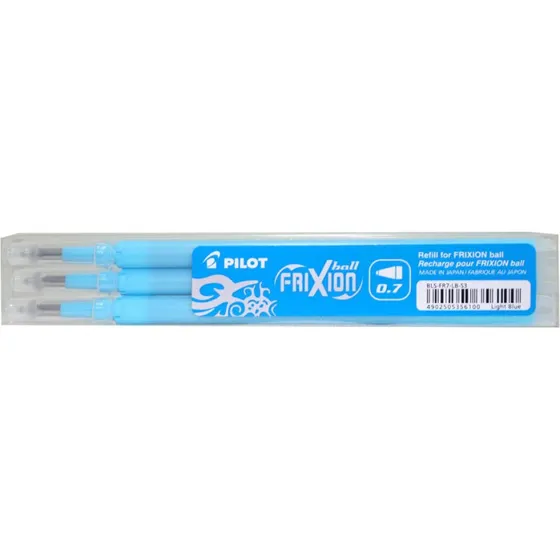 Pilot Refill FriXion 0,7 mm turkis 3 stk