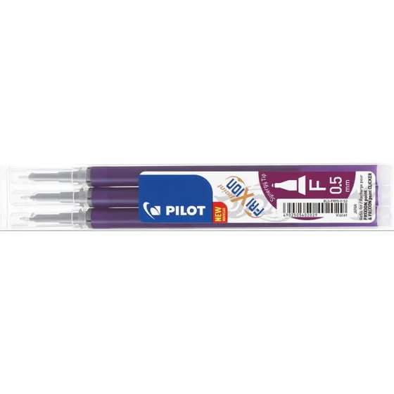 Pilot Frixion Point Refill Violet 0,5 mm 3-stk