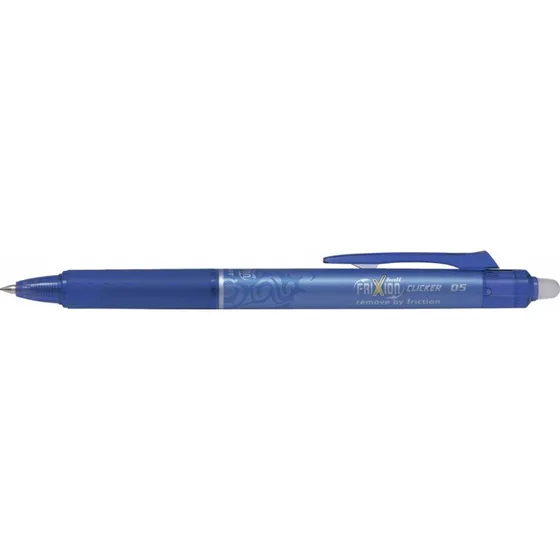 Pilot Frixion Clicker 0,5 mm blå udviselig kuglepen