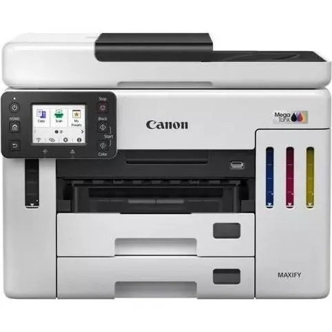 Canon MAXIFY GX7140 MegaTank Multifunktionsprinter, hvid, farve, WiFi & Ethernet