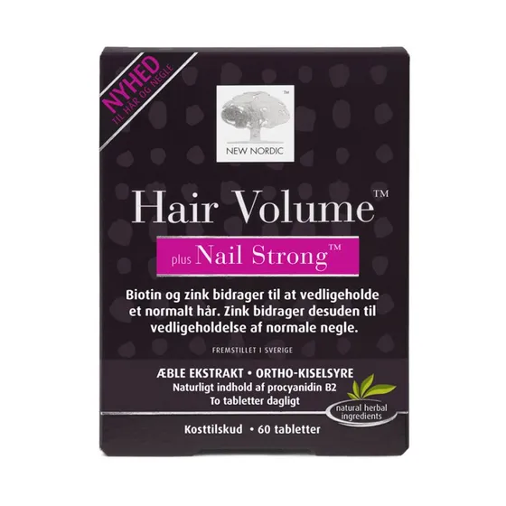 New Nordic Hair Volume Plus Nail Strong 60 tabl.