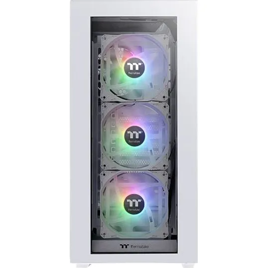 Thermaltake Divider 300 TG Snow Hvid Mid Tower, ATX, Ingen PS/2