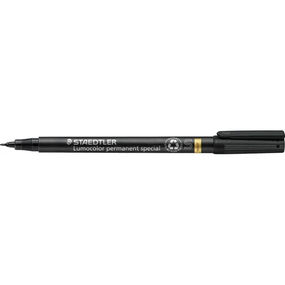 Staedtler Lumocolor 319 S-9, Sort 0,4 mm, 10 stk