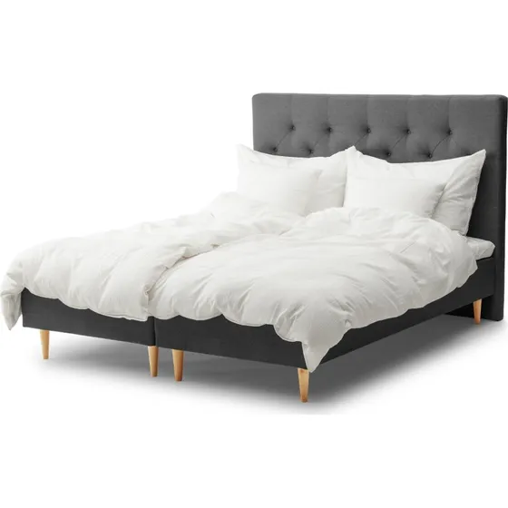 Nordstrand Home Favorit Boxmadras 160x200 cm med stålben og topmadras
