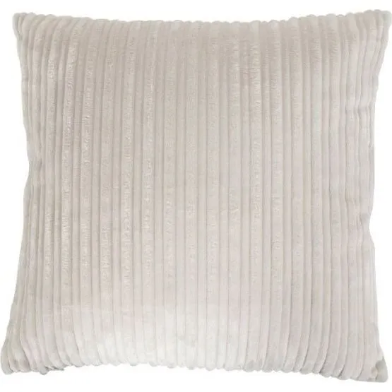 Borg Living Pyntepude 45x45 cm Hvid Fløjls Look