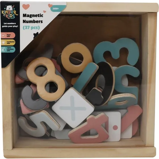 Kinder and Kids Magnettal (37 stk.)