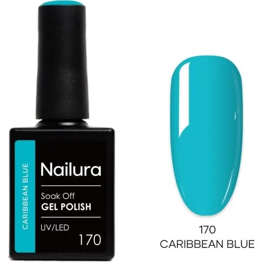 Nailura Gelpolish 170 Caribbean Blue 10 ml