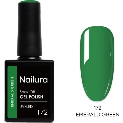 Nailura Gelpolish 172 Smaragdgrøn 10 ml