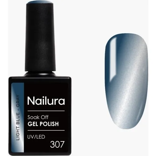 Nailura Gelpolish 307 Lys blågrå 10 ml