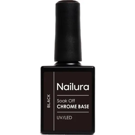 Nailura Chrome Base Black Gel 10 ml