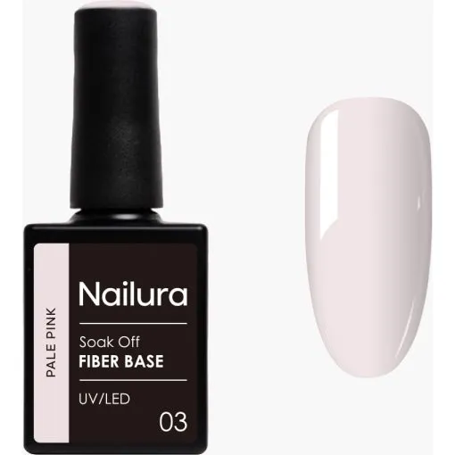 Nailura Fiber Base Lyserød 10 ml