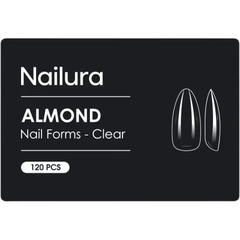 Nailura Almond Tipper – 10 størrelser – 120 stk
