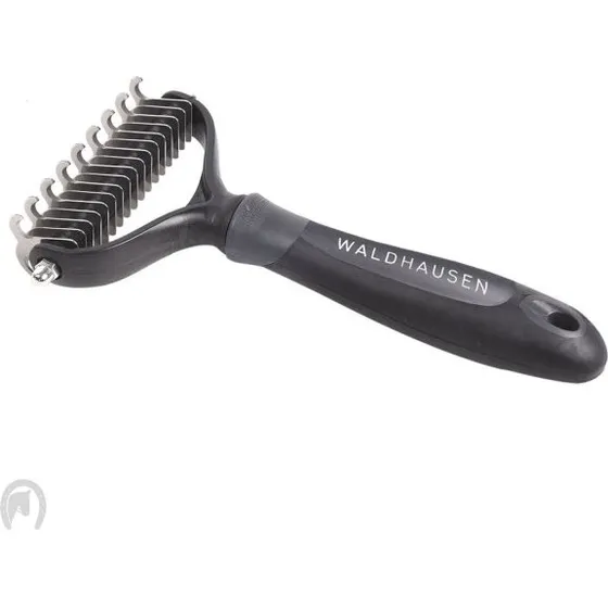 Waldhausen Islænderstrigle, 17 blade (grå/sort)