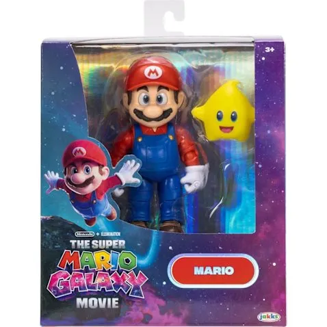 Mario Galaxy Movie Figur 12 cm, officiel Nintendo