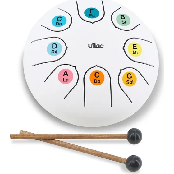 Vilac - Tungetromme Metal - Musikinstrument til Børn