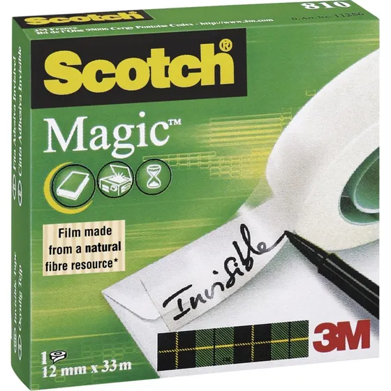 3M Scotch Magic 810 12 mm x 33 m, klar