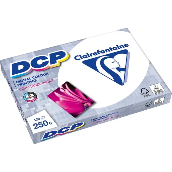 Clairefontaine DCP A4 250 g/m², 125 ark