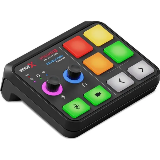 RØDE Streamer X, sort – Alt-i-én streamdeck med 10 programmerbare knapper