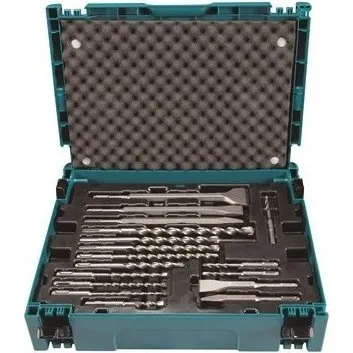 Makita B-53877 SDS-PLUS Boresæt 17 Dele i Mbox1