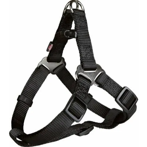 Trixie Premium One Touch Sele Sort - Step-in, justerbar