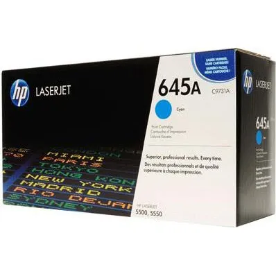 HP 645A Cyan Toner C9731A – 12.000 sider