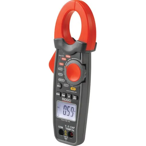Ridgid CM100 digitalt multitangmeter, 1000 A AC/DC