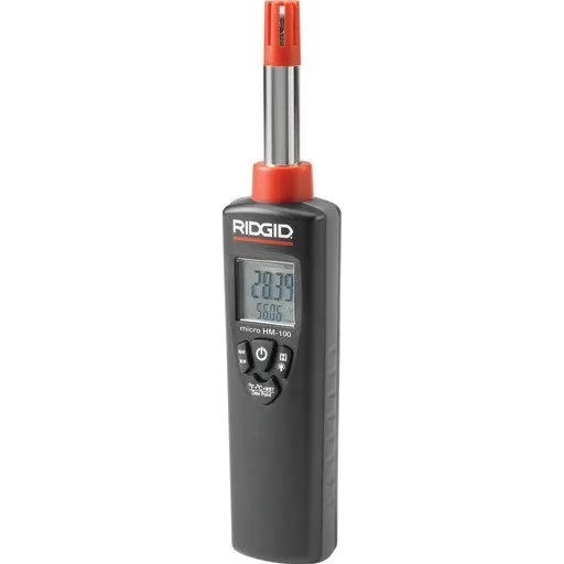 Ridgid HM100 Fugtighedsmåler – Præcis Luftfugtighed & Dugpunkt