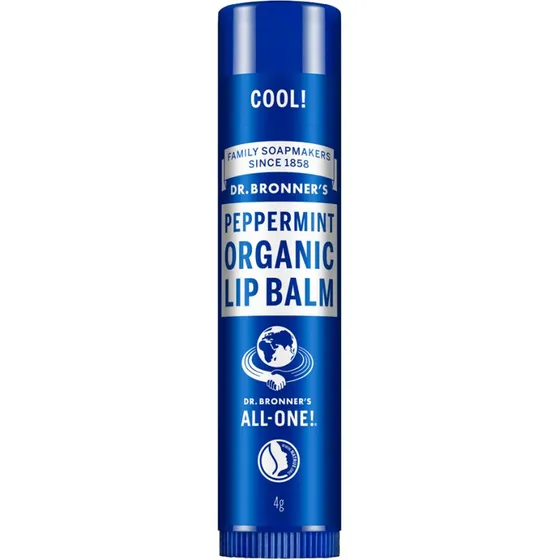 Dr. Bronner's Organisk Læbepomade Pebermynte 4 g