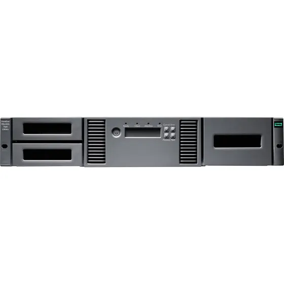 HPE Storage MSL2024 Rackversion – 432 TB / 1.08 PB, 2U, LTO Ultrium 9