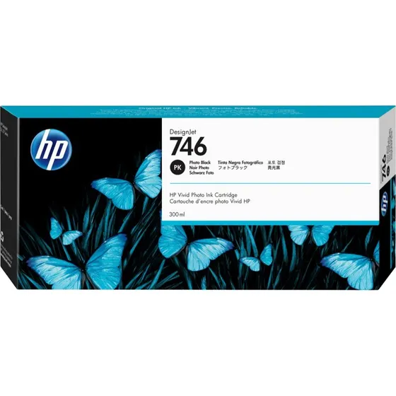 HP 746 Foto-sort Blæk P2V82A 300 ml
