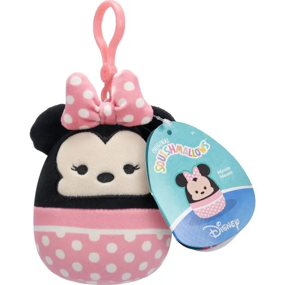 Squishmallows 9 cm Disney Minnie Mouse Klipsfigur