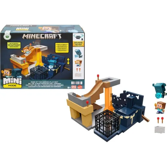 Minecraft Rise of the Warden Playset – 2 Mini Mode Figurer