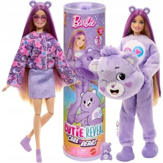 Barbie Cutie Reveal Care Bears Lilla