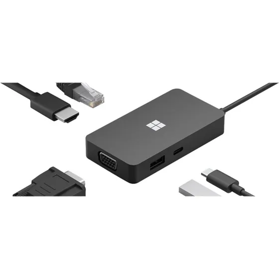 Microsoft USB-C Travel Hub - Dockingstation med VGA & HDMI