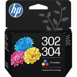 HP 302/304 Tri-Color Original Blækpatron (2 ml)