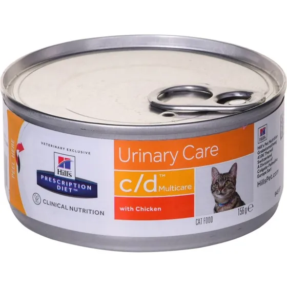 Hill's Prescription Diet c/d Urinary Care Vådfoder med Kylling 156 g
