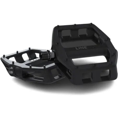 Trek Line Comp flatpedaler - sort (9/16")