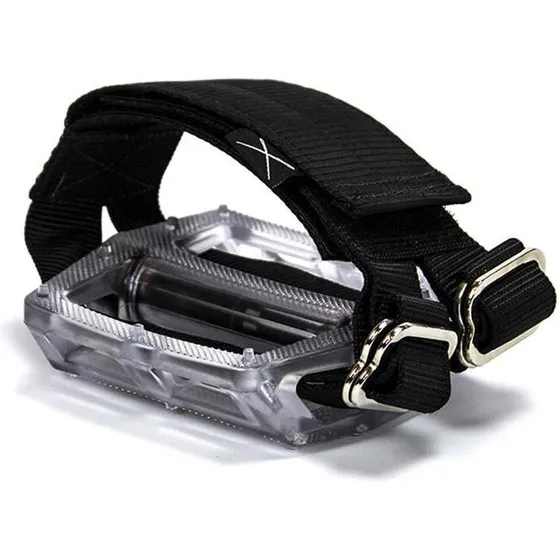 Restrap Horisontale Pedalstropper - Justerbare, 3-lags Velcro